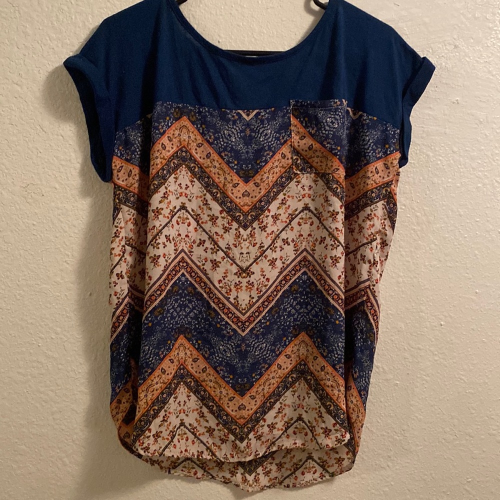 Rewind bohemian blouse top floral
